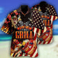 Food Barbecue Grill Hawaiian Shirt For Vacation Days And Relaxed Coastal Outings