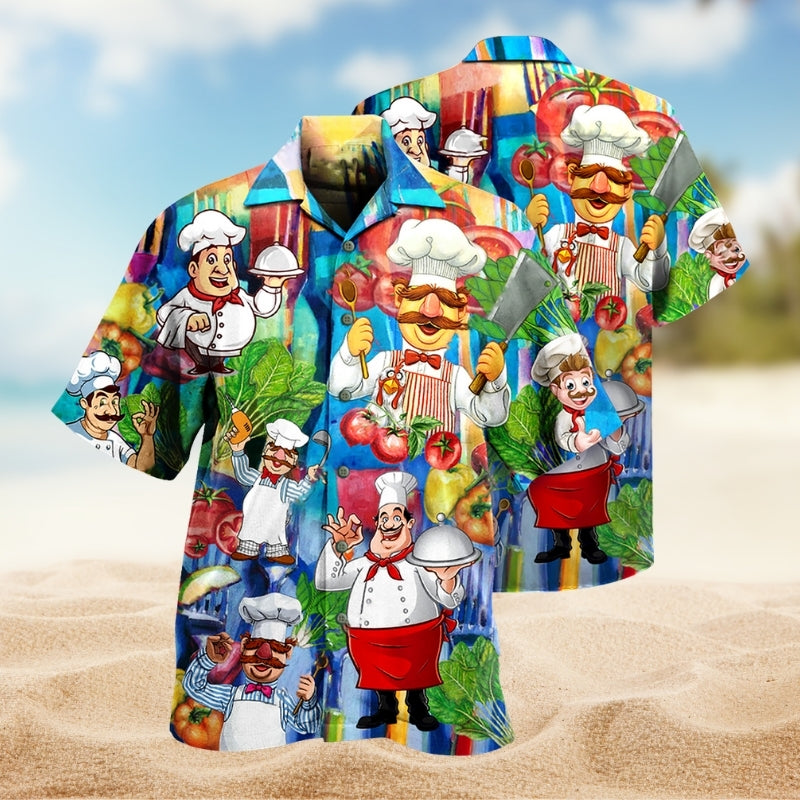 Food BBQ Hawaiian Shirt For Coastal Travel, Casual Events, And Comfortable Summer Wear