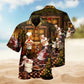 Festive Christmas Hawaiian Shirt For Coastal Travel, Casual Events, And Comfortable Summer Wear