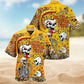 Food Death Pizza Hawaiian Shirt For Summer Vacation, Beach Travel, And Casual Wear