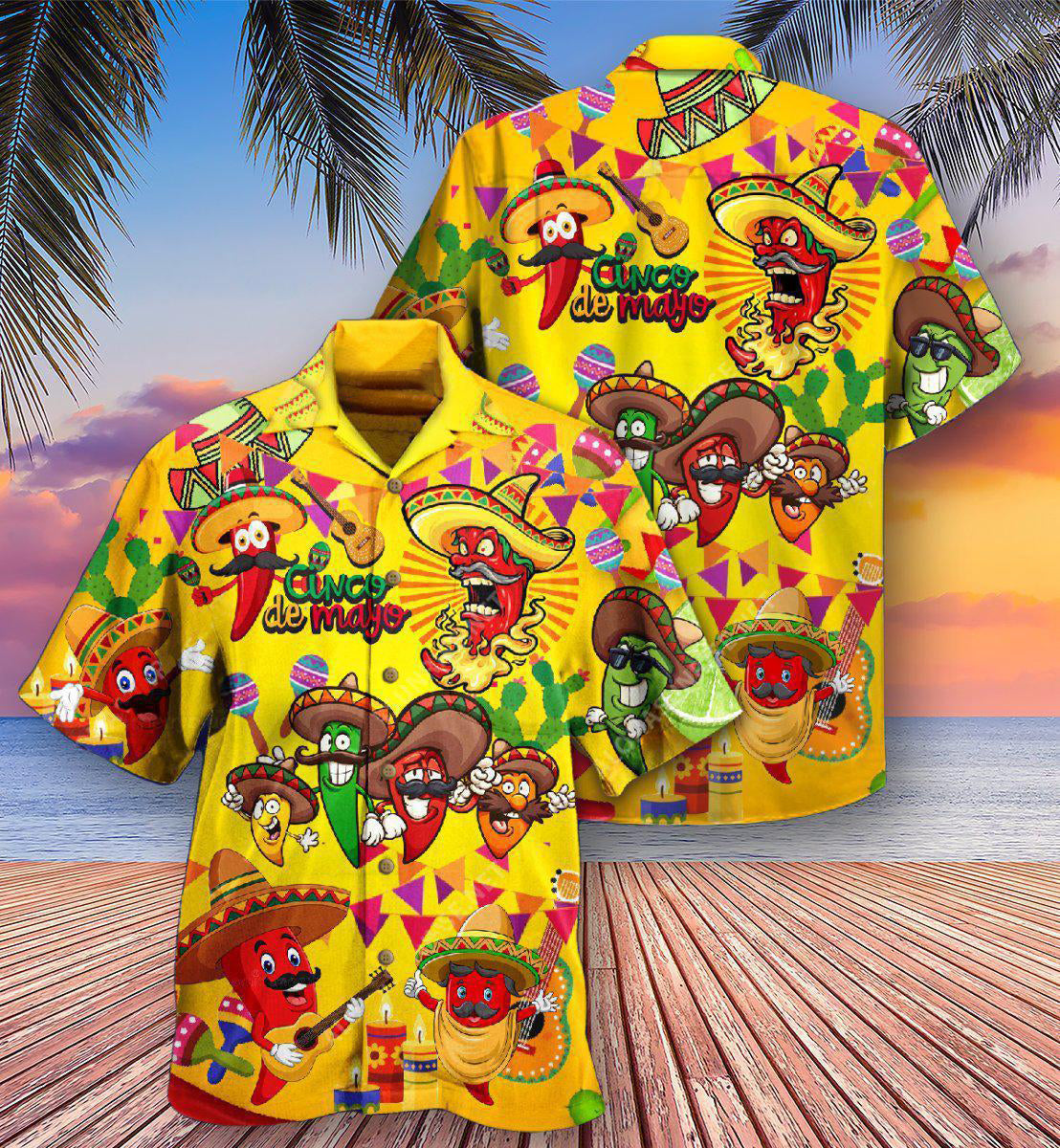 Food Feeling Chili Hot Hawaiian Shirt For Vacation Days And Relaxed Coastal Outings