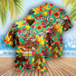 Funny Food Grill Em Barbecue Hawaiian Shirt For Beach Parties And Weekend Getaways
