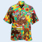 Funny Food Grill Em Barbecue Hawaiian Shirt Design View For Casual Summer Styling