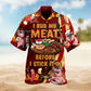 Food Rub Meat Hawaiian Shirt For Island Vacations, Resort Wear, And Relaxed Seasonal Style