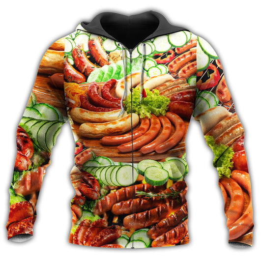Life Better Hot Dogs Salad Hoodie For Relaxed Streetwear Weekend Travel And Everyday Style