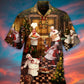 Festive Chef Food Christmas Hawaiian Shirt Design Detail For Sunny Adventures And Casual Wear
