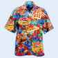 Food Pancake Strawbery Bluebery Delicious Hawaiian Shirt Pattern Detail For Summer Holidays And Outdoor Fun