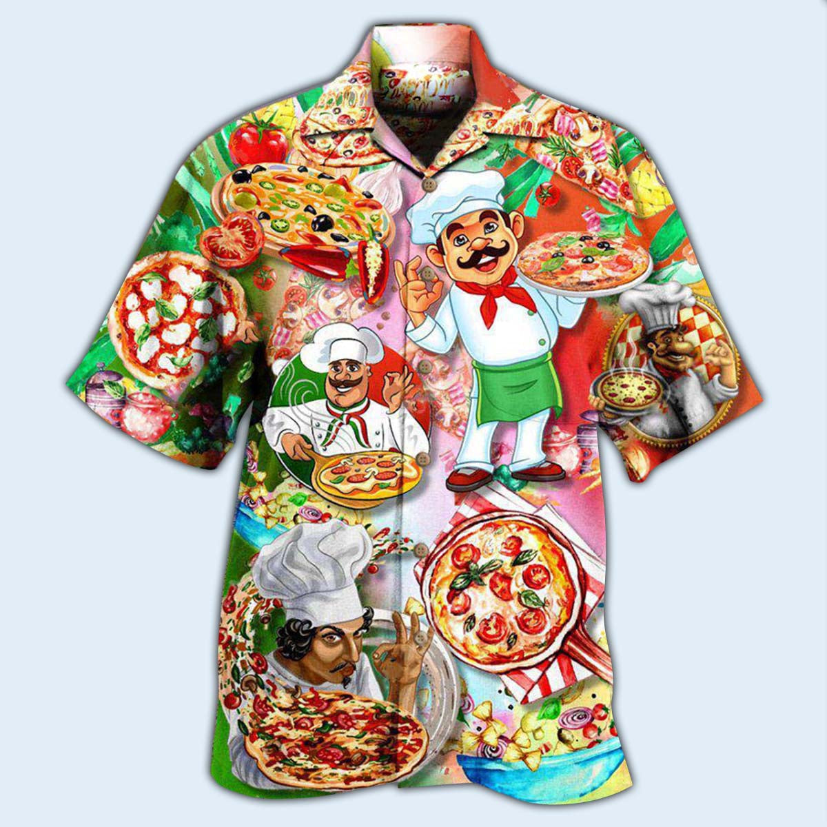 Chef Pizza Slice Day Sad Away Hawaiian Shirt For Resort Getaways And Comfortable Summer Activities