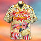 Food Popcorn Answer Bang Hawaiian Shirt For Poolside Relaxation And Sunny Getaways