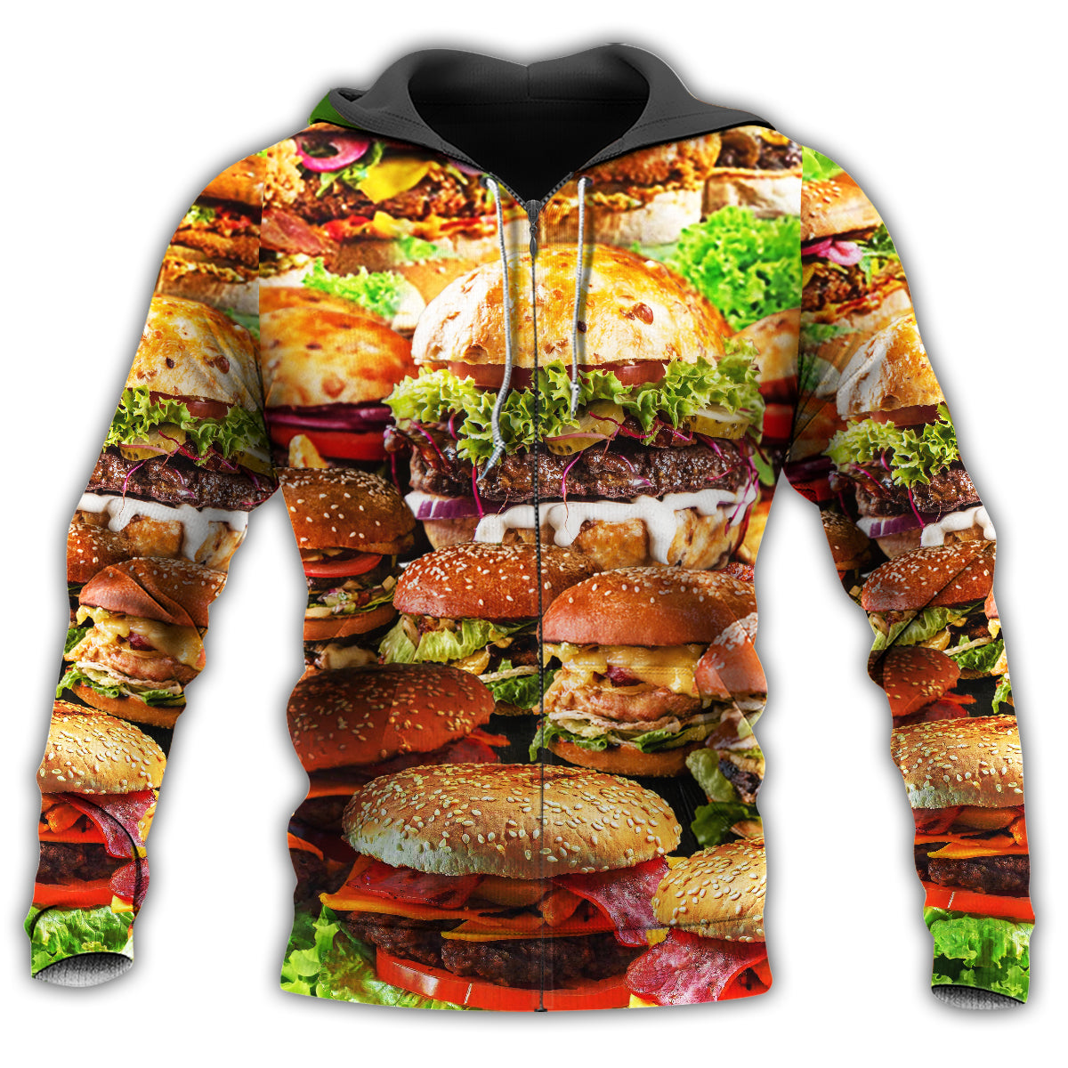 Food Good Burger Lover Hoodie For Comfortable Daily Outfits Holidays And Casual Wear