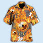 Football Fire Hawaiian Shirt For Coastal Travel, Casual Events, And Comfortable Summer Wear