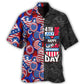 American Fourth July Celebration Hawaiian Shirt For Heritage Inspired Events, Beach Travel, And Thoughtful Gifting