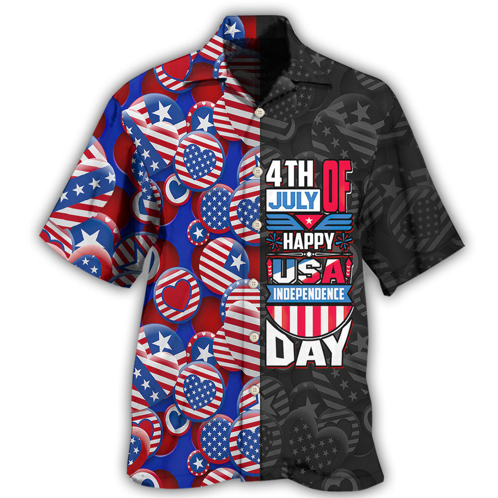 American Fourth July Celebration Hawaiian Shirt For Heritage Inspired Events, Beach Travel, And Thoughtful Gifting