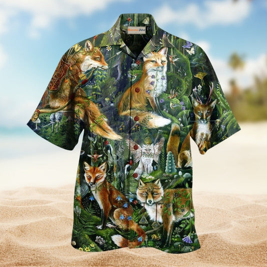 Vintage Floral Gardening Plants Hawaiian Shirt All Over Print Detail For Warm Weather Events