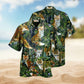 Vintage Floral Gardening Plants Hawaiian Shirt Artwork View For Coastal Travel