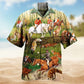 Fox Hunting Weekend Forecast Hawaiian Shirt For Island Vacations, Resort Wear, And Relaxed Seasonal Style