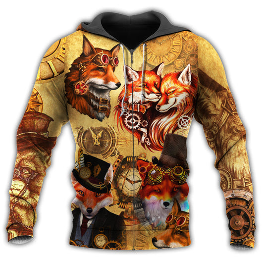 Dark Yellow Mystic Fox Hoodie For Animal Artwork Fans Seasonal Events And Gift Giving