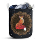 Fox Round Mandala Laundry Basket For Bathroom Bedroom Storage