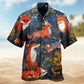Fox Starlight Hawaiian Shirt For Beach Days, Summer Outings, And Thoughtful Gift Giving