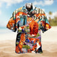 Fox Stay Clever Hawaiian Shirt For Coastal Travel, Casual Events, And Comfortable Summer Wear