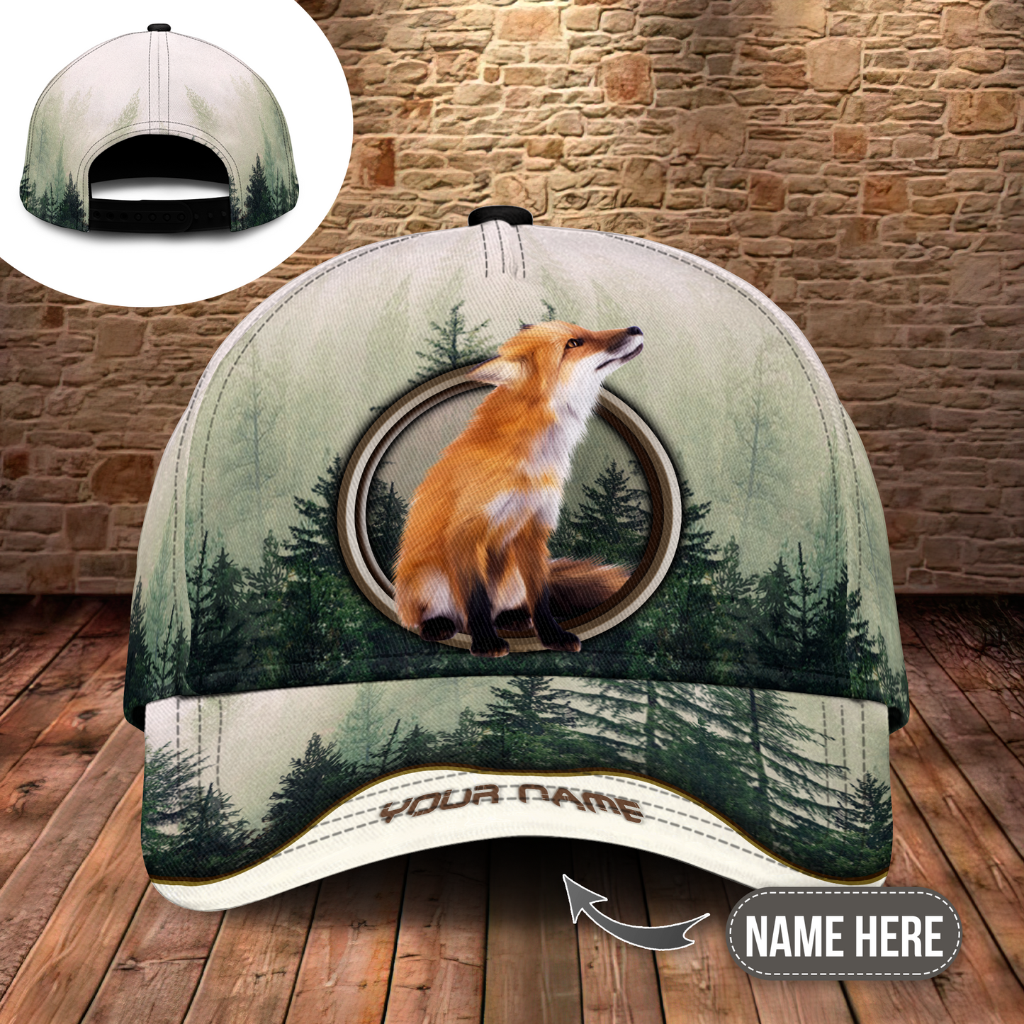 Fox Magic Forest Personalized Classic Cap For Seasonal Outings Outdoor Adventures And Daily Wear