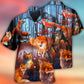 Red Fox Beautiful Forest Hawaiian Shirt For Summer Vacation And Beach Travel