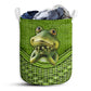 Frog Rattan Texture Lovely Style Laundry Basket For Bathroom Bedroom Storage