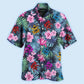 Tropical Frog Summer Vibes Hawaiian Shirt Pattern Detail For Summer Holidays And Outdoor Fun
