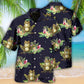 Tropical Floral Frog Hawaiian Shirt With Detailed Graphic For Island Trips Summer Gatherings And Comfortable Daily Wear