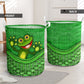 Frog Rattan Texture Style Laundry Basket For Room Home Organizer