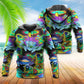 Frogs Mushrooms Love Life Hoodie For Casual Activities Seasonal Outings And Gift Ideas