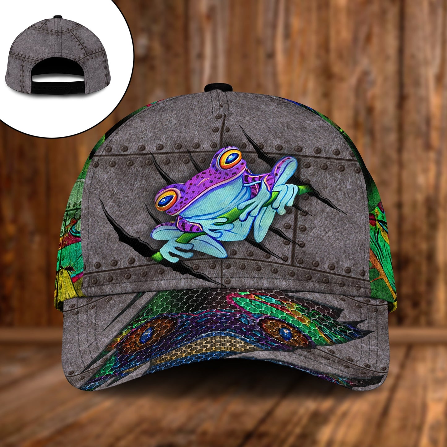 Frog And Mushroom Nature Lover Classic Cap For Outdoor Adventures Festivals And Casual Wear