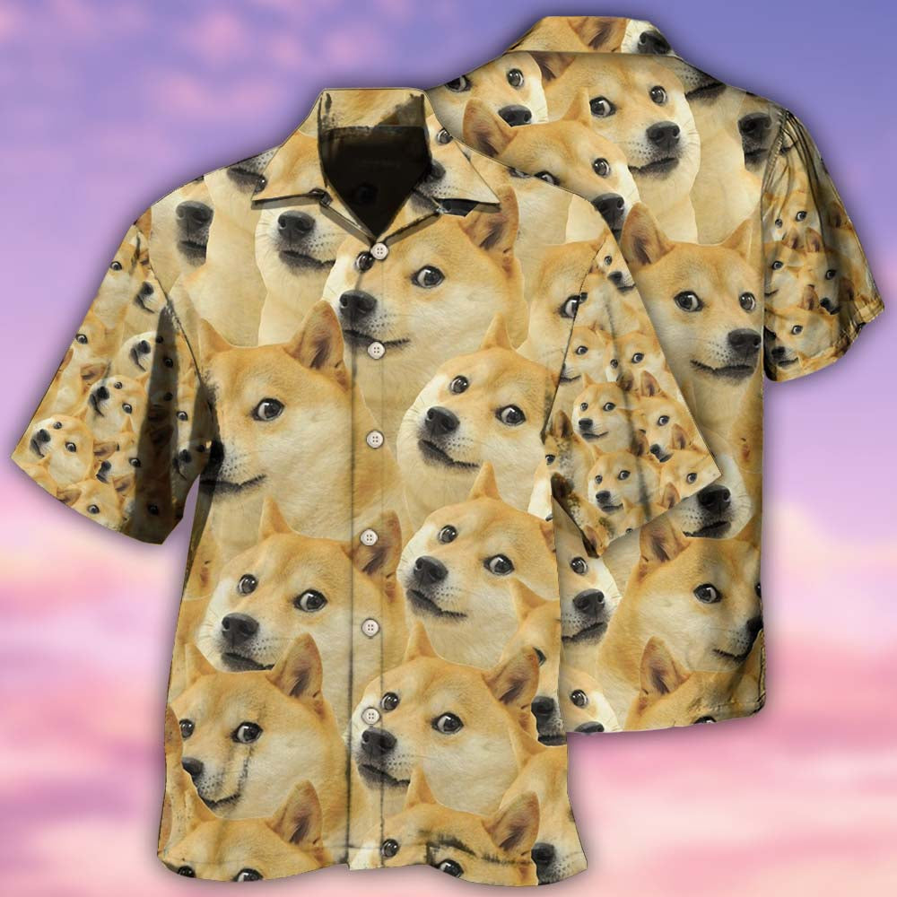 Funny Corgi Meme Hawaiian Shirt Design View For Resort Travel And Thoughtful Gifting
