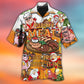 Food Rub Meat Hawaiian Shirt Pattern View For Relaxed Warm Weather Outfits