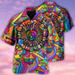 Colorful Guitar Hawaiian Shirt With All Over Print For Tropical Escapes Resort Wear And Outdoor Celebrations