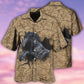 Black Horse Darkness Hawaiian Shirt Design Detail For Beach Days And Holiday Travel