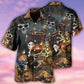 Skull Play Together Hawaiian Shirt Design View For Casual Summer Styling