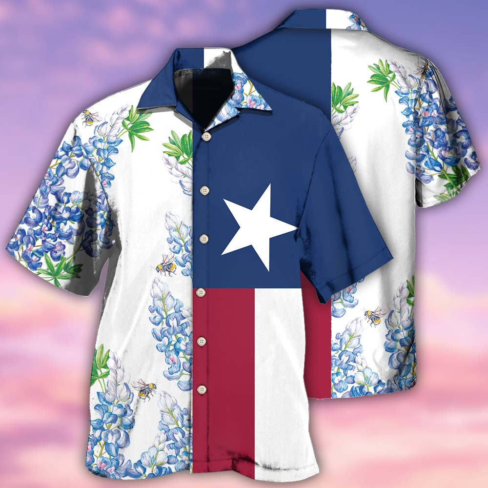 Texas Peace Beautiful Lifestyle Hawaiian Shirt Design View For Casual Summer Styling