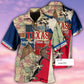 Texas Peace Personalized Hawaiian Shirt Pattern Detail For Summer Holidays And Outdoor Fun