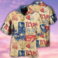 Peace Texas Heritage Hawaiian Shirt With All Over Print For Beach Vacations Casual Parties And Warm Weather Style