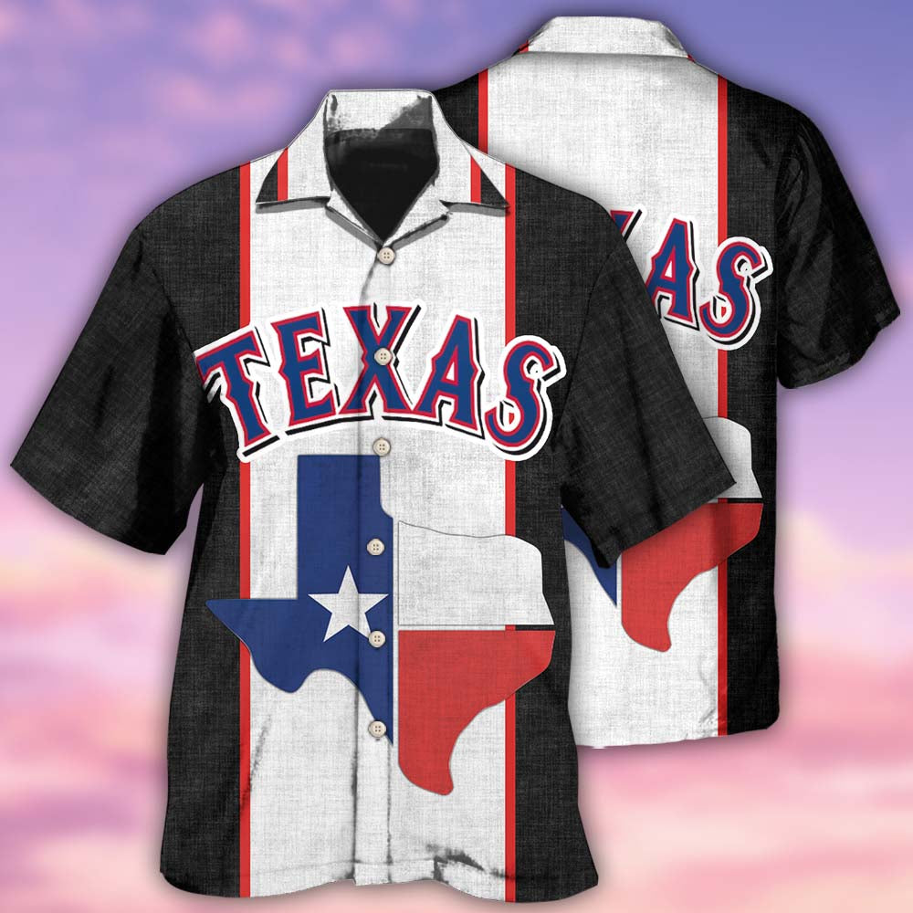 Peace Texas Heritage Hawaiian Shirt With All Over Print For Tropical Getaways Outdoor Fun And Everyday Wear