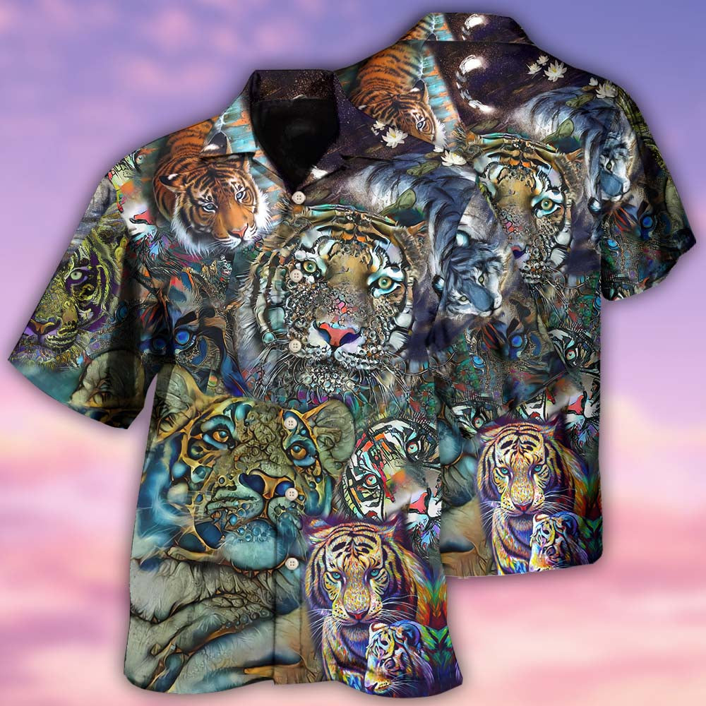 Tiger Hawaiian Shirt For Beach Parties And Weekend Getaways