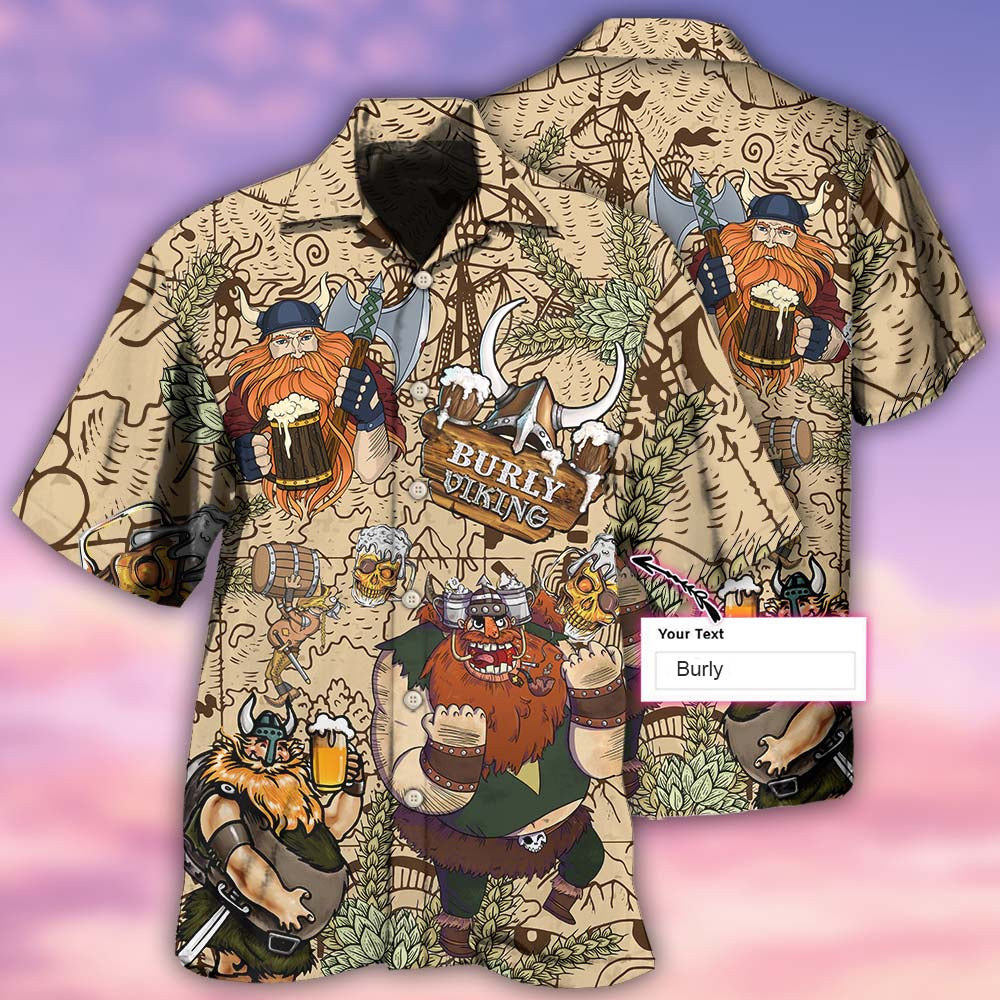 Norse Warrior Victory Personalized Hawaiian Shirt For Poolside Relaxation And Sunny Getaways