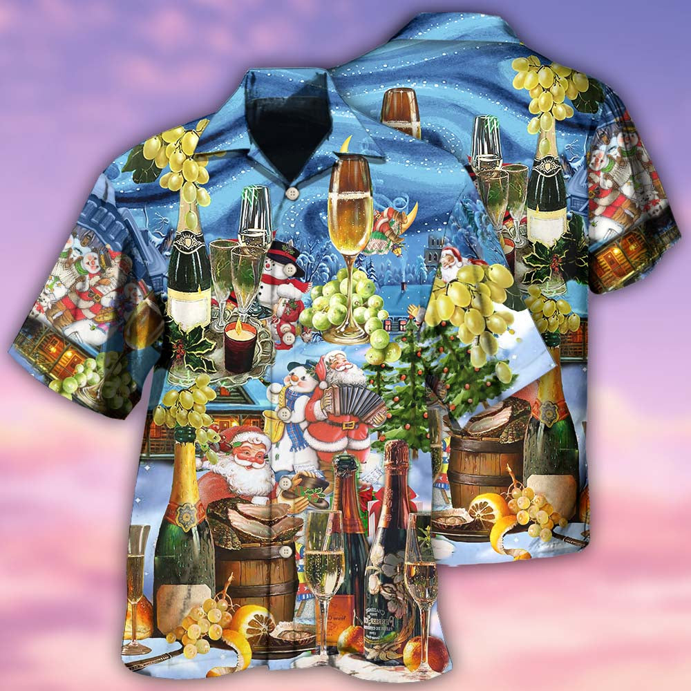 Green Wine Hawaiian Shirt For Beach Parties And Weekend Getaways