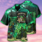 Irish Nautical Pirate Booze Booty Beautiful Hawaiian Shirt Design Detail For Beach Days And Holiday Travel