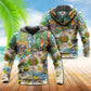 Skull Pineapple Fun Hoodie For Dark Themed Outfits Outdoor Trips And Casual Comfort