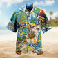 Fruit Skull Pineapple Hawaiian Shirt For Mythic Art Lovers, Coastal Outings, And Thoughtful Gift Giving