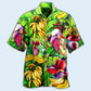 Tropical Banana And Forest Hawaiian Shirt With All Over Print For Summer Travel Coastal Events And Thoughtful Gift Giving
