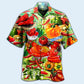 Fruit Chili Bell Pepper Hawaiian Shirt For Resort Getaways And Comfortable Summer Activities