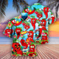Funny Fruit Chili Peppers Hawaiian Shirt Design Detail For Sunny Adventures And Casual Wear